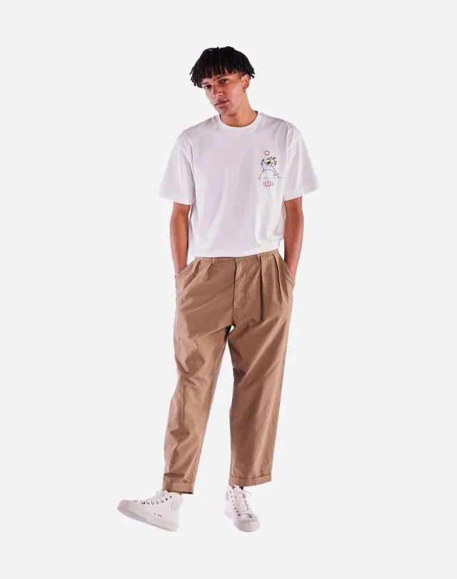 OLOW Sembo pantalon taupe coton chanvre