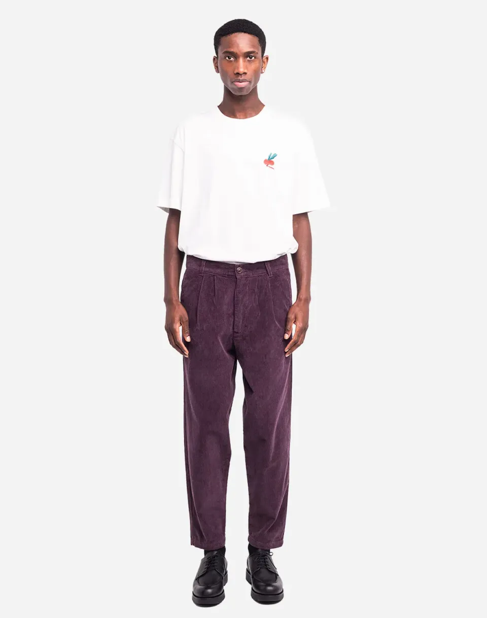 OLOW Swing pantalon plum velours de coton