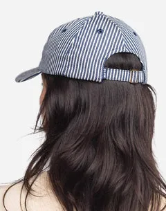 OLOW Bud casquette six pans rayée coton