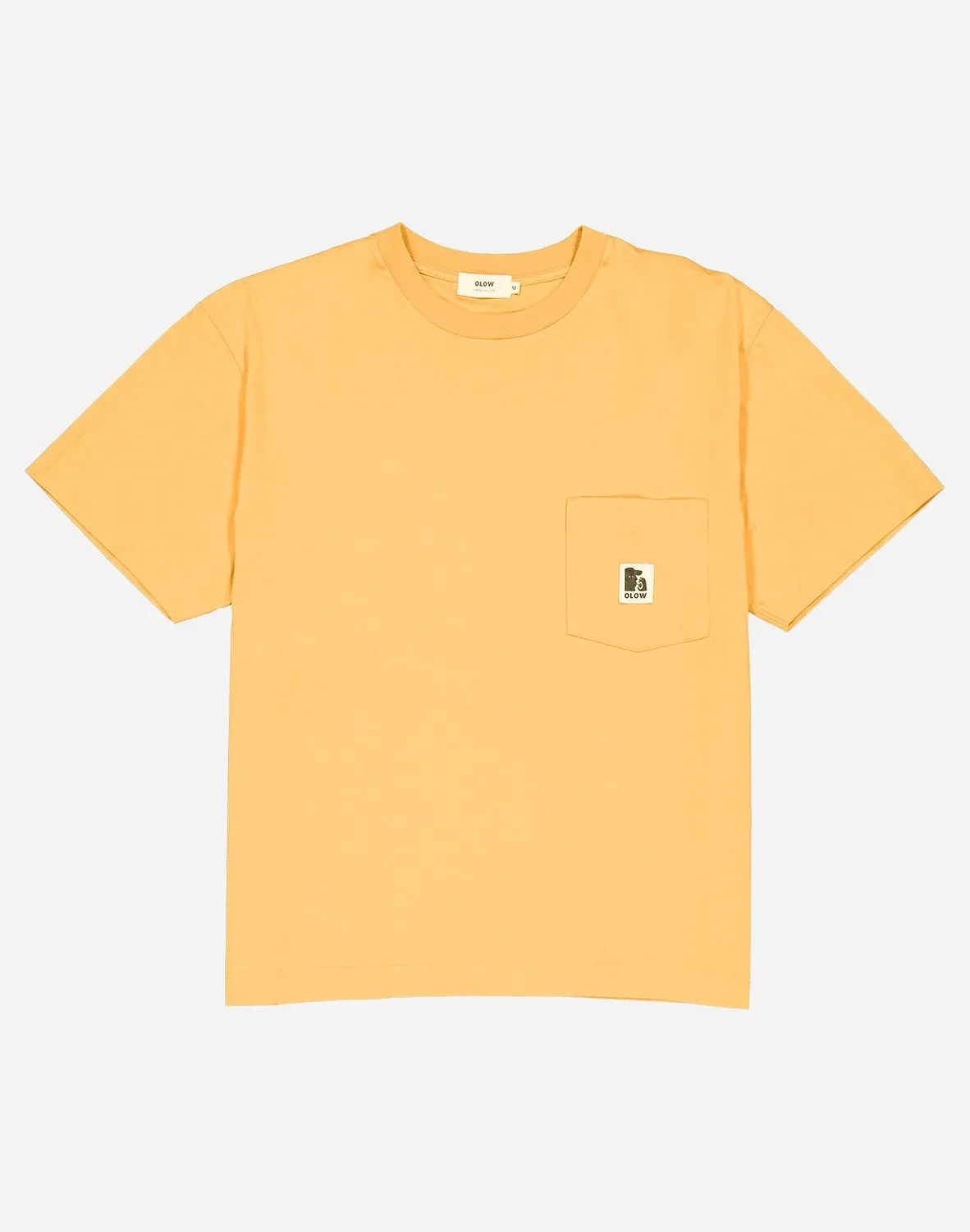 OLOW Japo t-shirt ample homme ocre coton bio