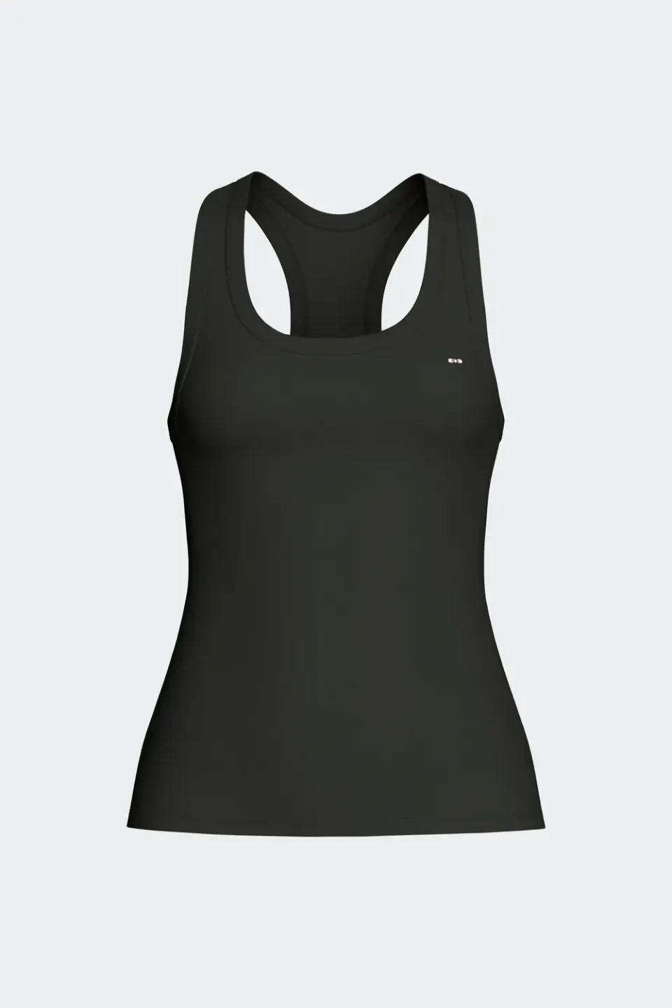 Eden Park débardeur dos nageur Tencel stretch noir femme