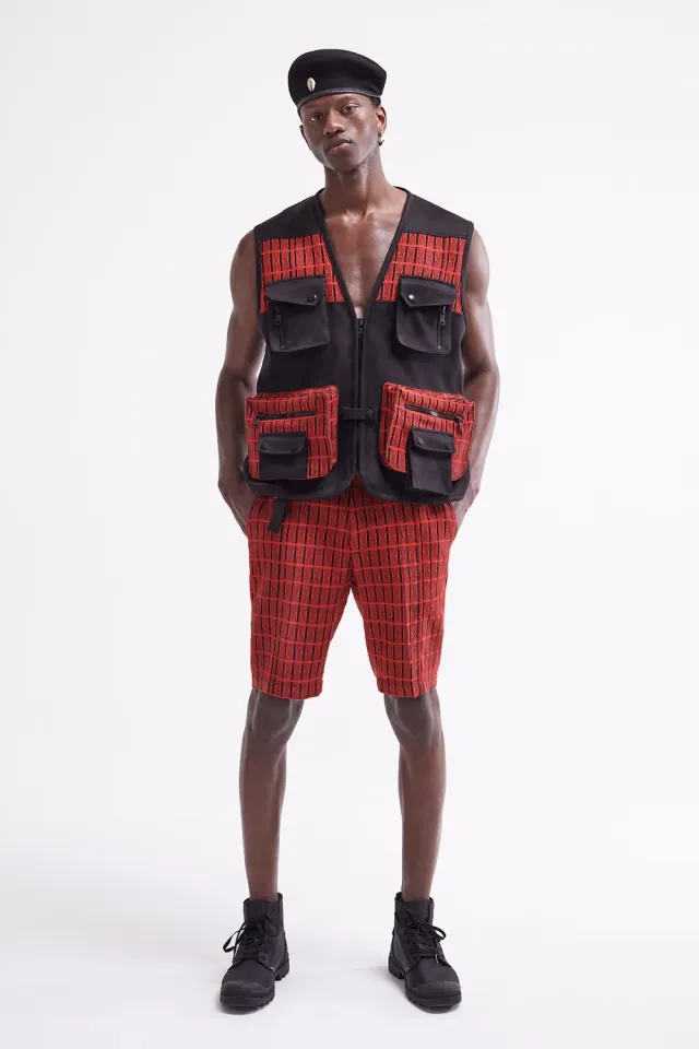 French Deal Sakassou Short short pagne Baoulé coton
