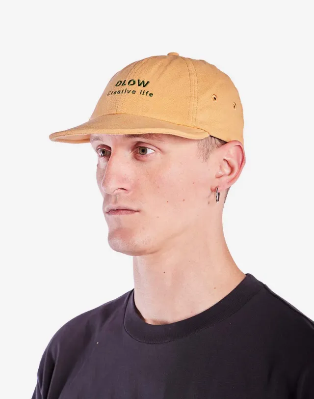 Olow Creative Life casquette ocre coton recyclé