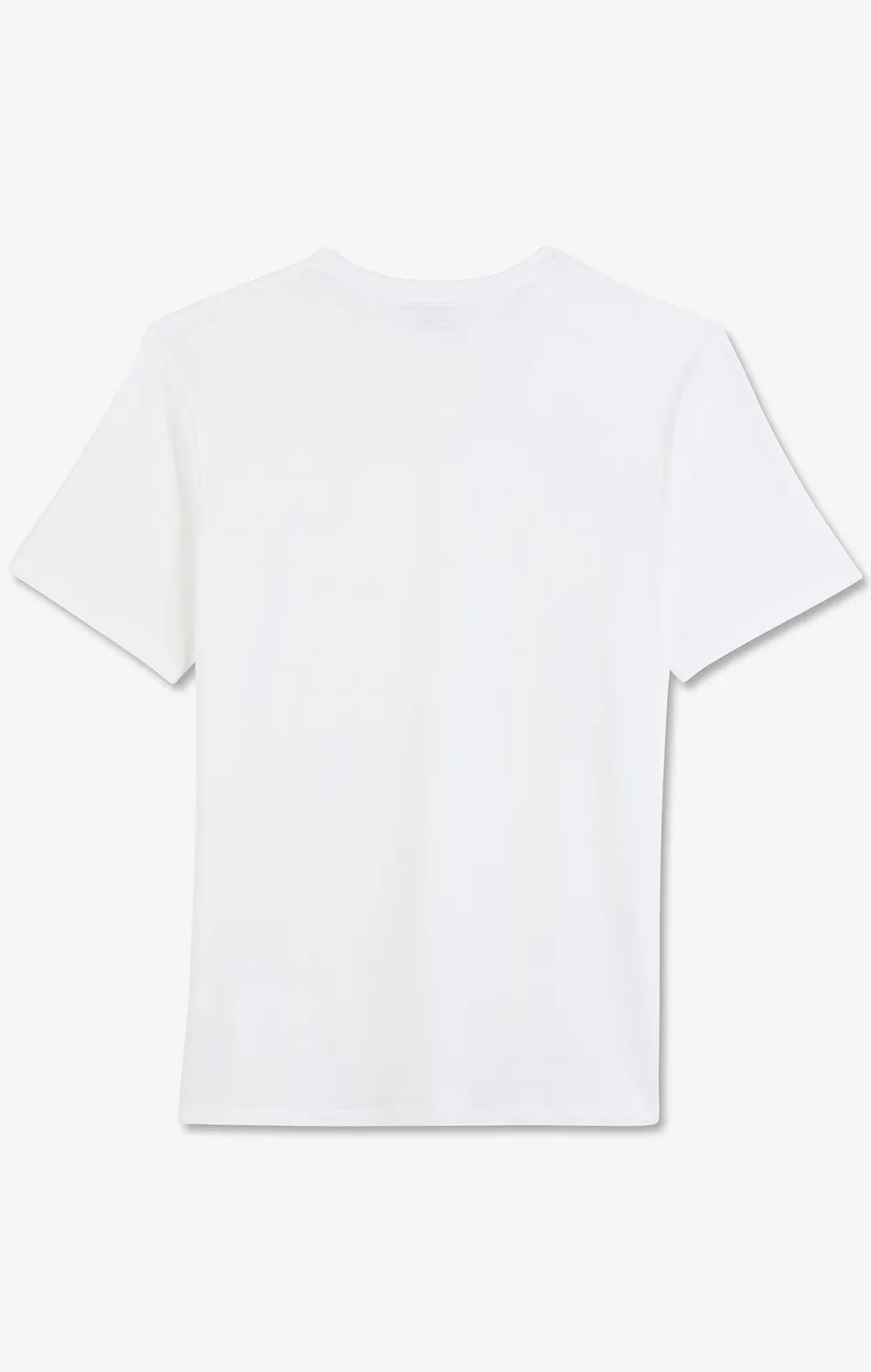 Eden Park t-shirt blanc col rond coton pima