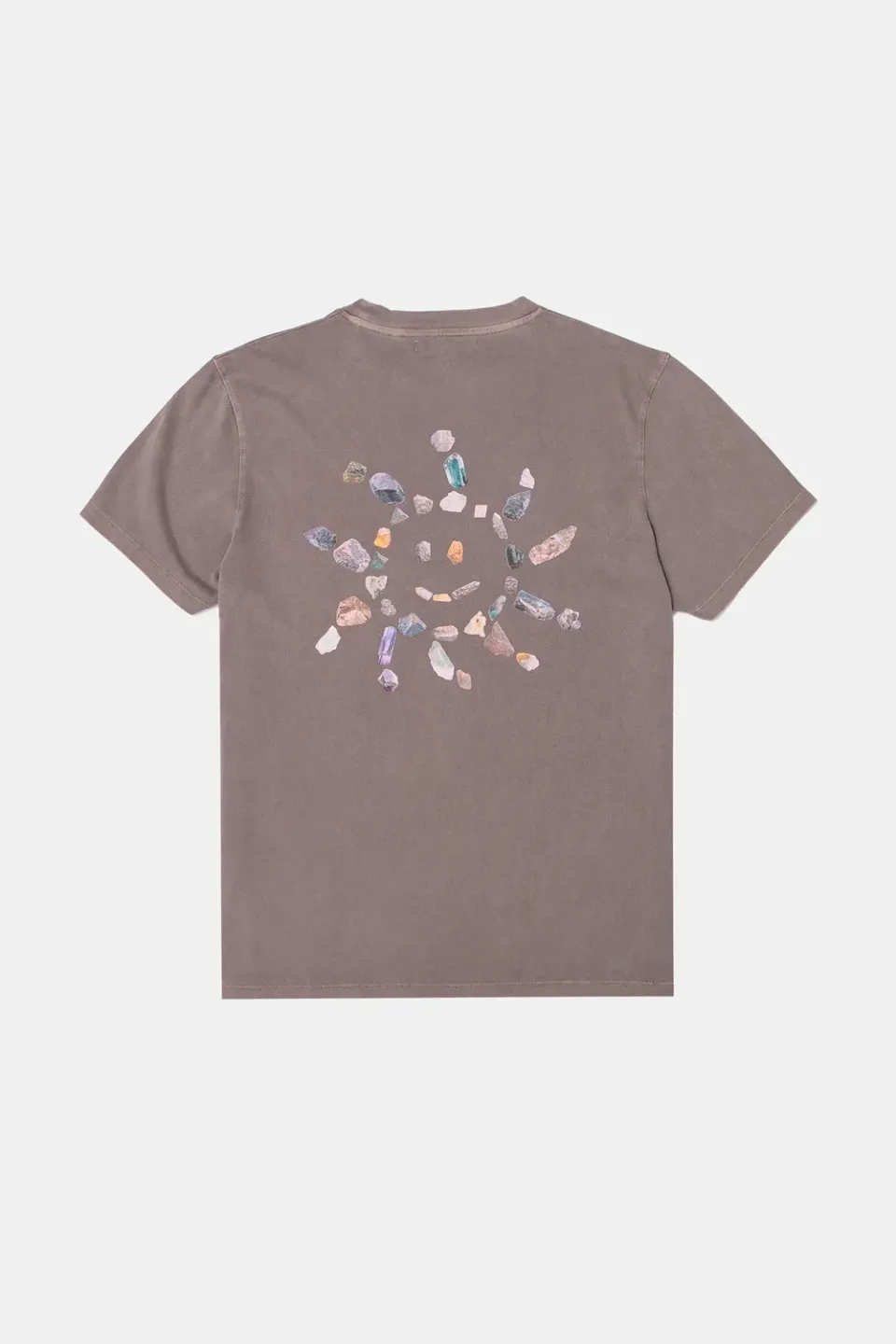 Edmmond Studios Stones t-shirt chocolat coton délavé