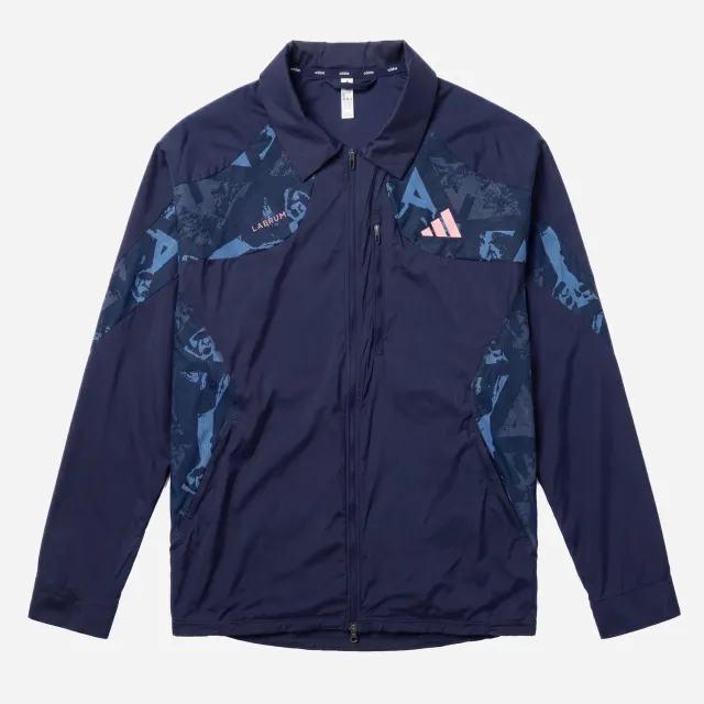 Labrum Adizero veste coach bleu marine déperlante