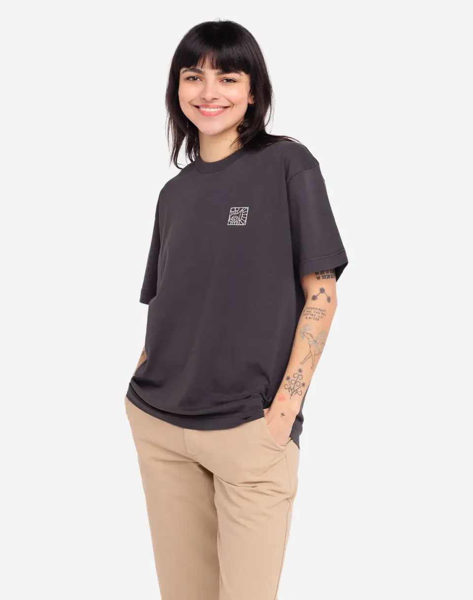 Olow Jazzy t-shirt noir carbone coton bio