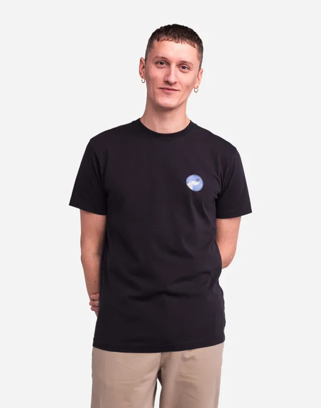Olow Cup t-shirt noir carbone coton bio