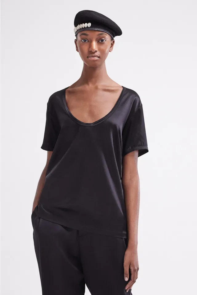 French Deal Tee-Move t-shirt satin de soie