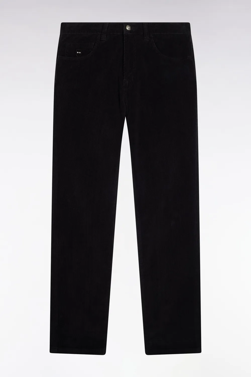 Eden Park Legend pantalon 5 poches velours noir regular