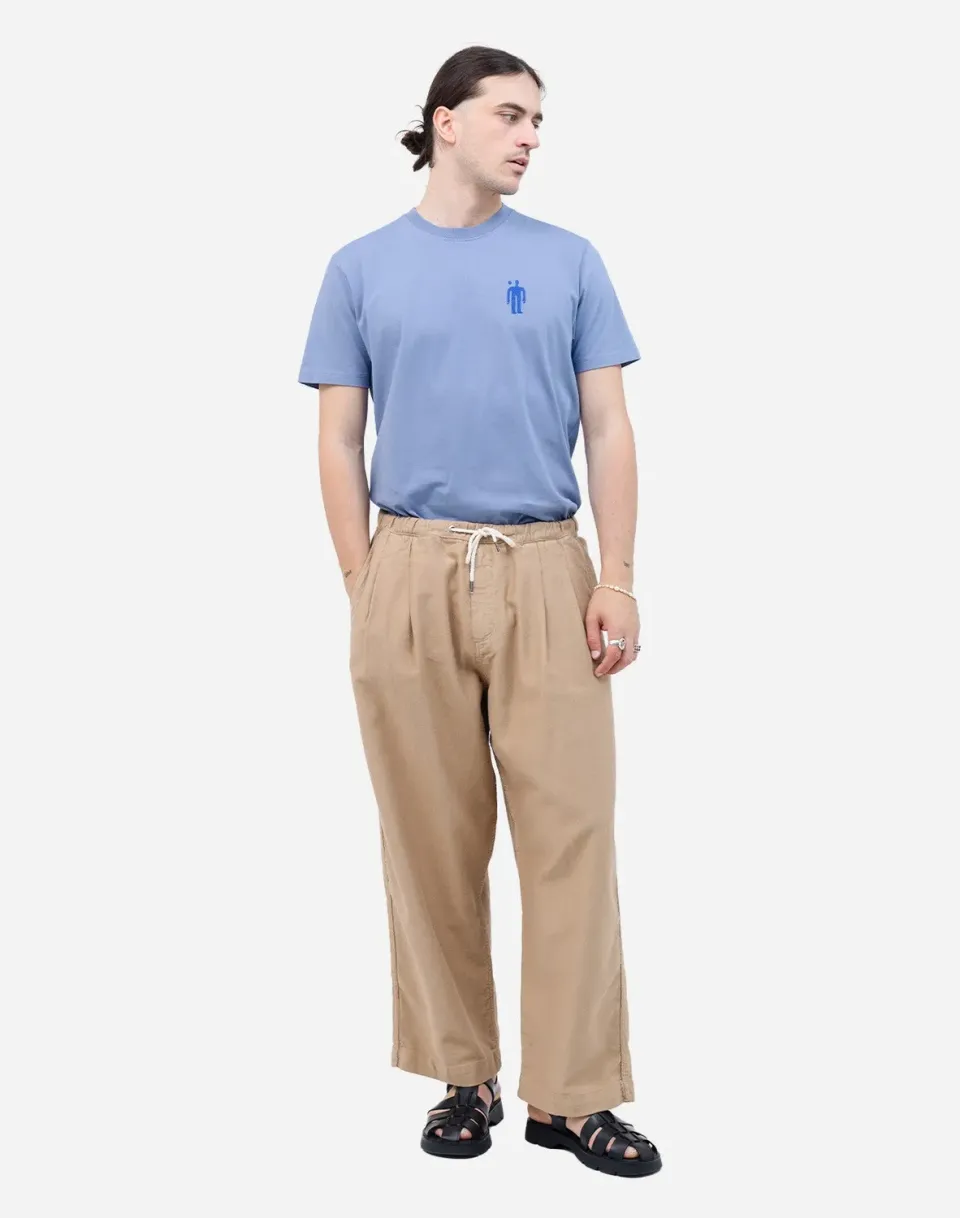 OLOW Bruce pantalon sable large coton