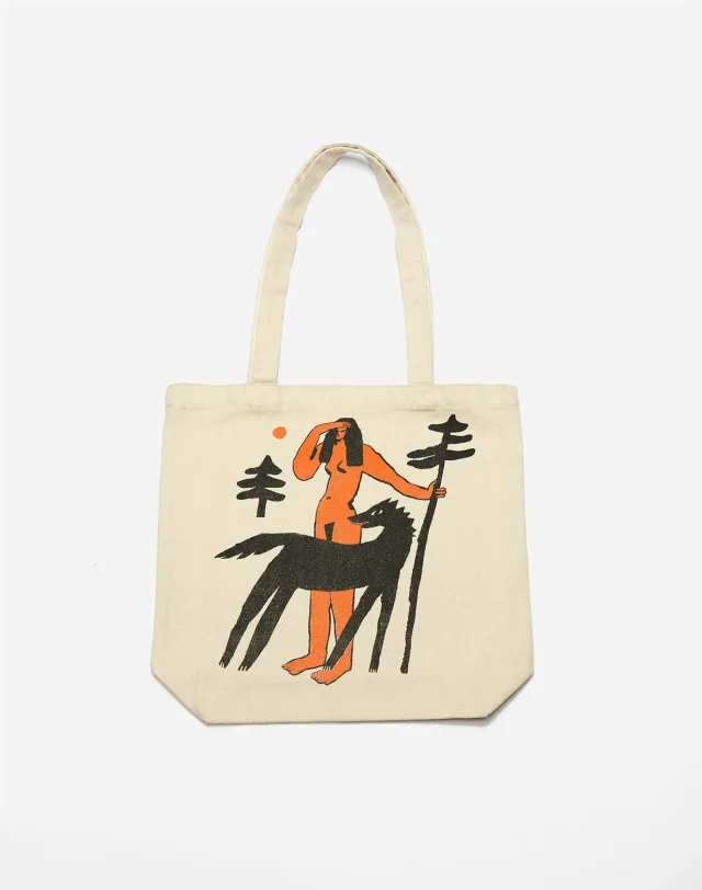 OLOW Toto Wild tote bag écru coton bio