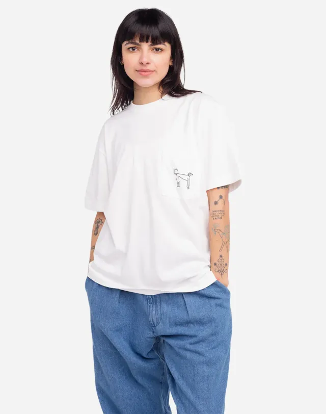 OLOW People t-shirt écru ample coton bio