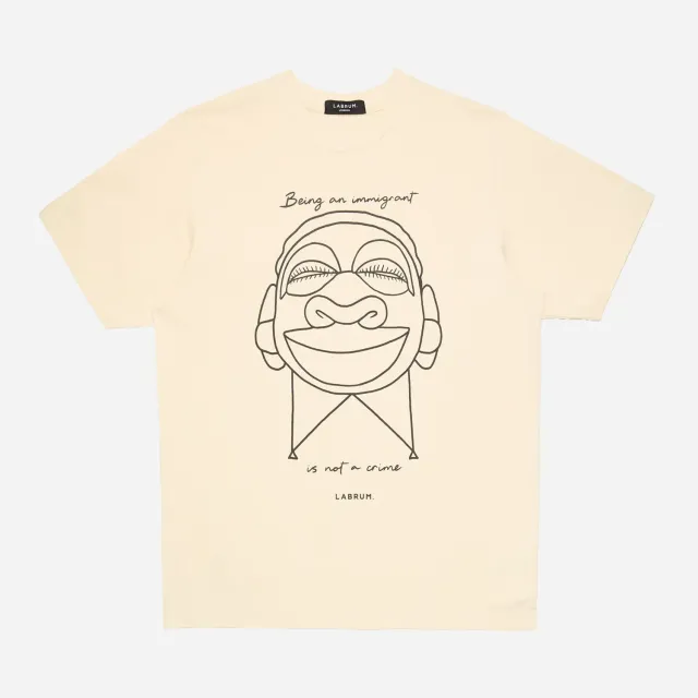 Labrum Nomoli Being An Immigrant t-shirt crème large