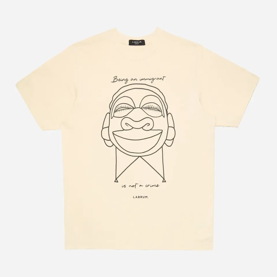Labrum Nomoli Being An Immigrant t-shirt crème large