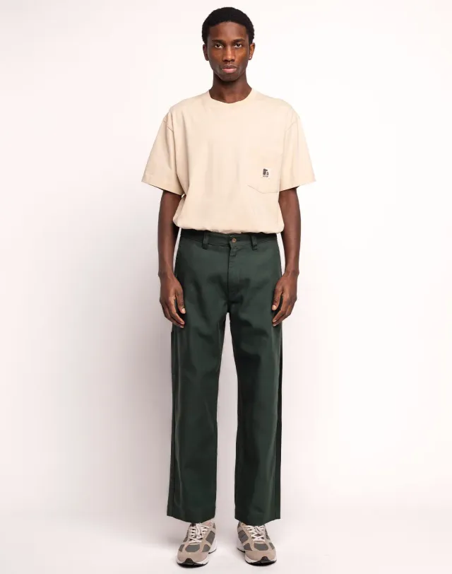 OLOW Chuck pantalon vert mélèze workwear 390 g