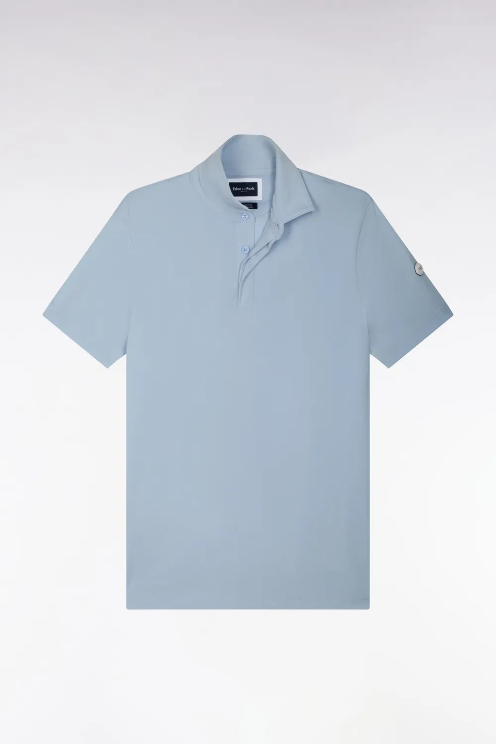 Eden Park Golf polo homme bleu ciel coton Pima