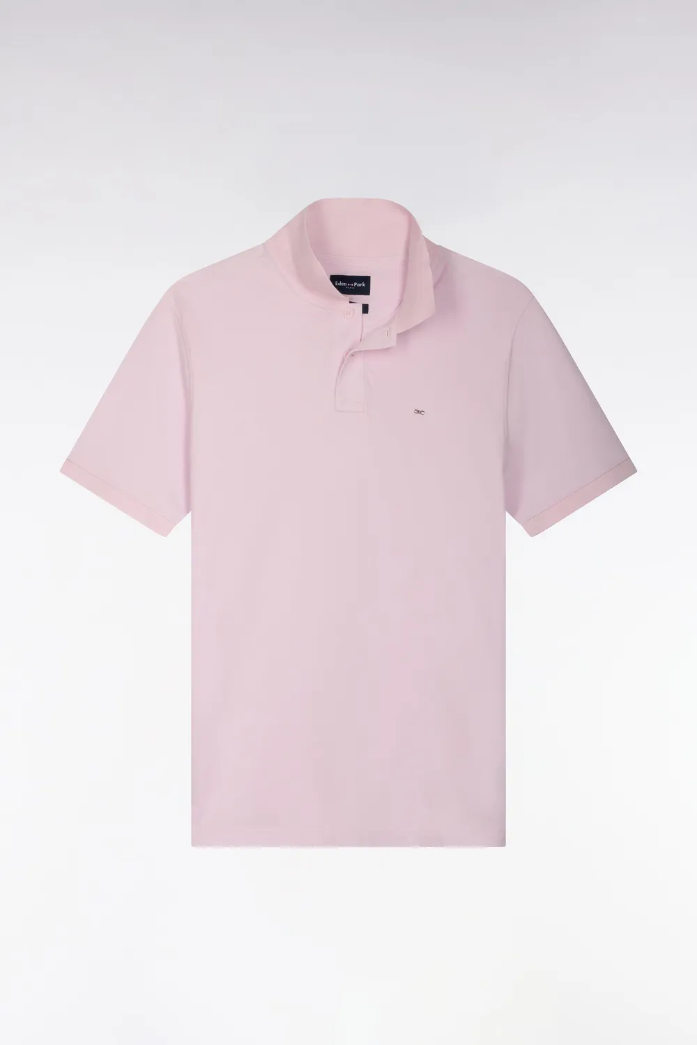 Eden Park Pima H26MAIPC0003 polo manches courtes rose coupe droite