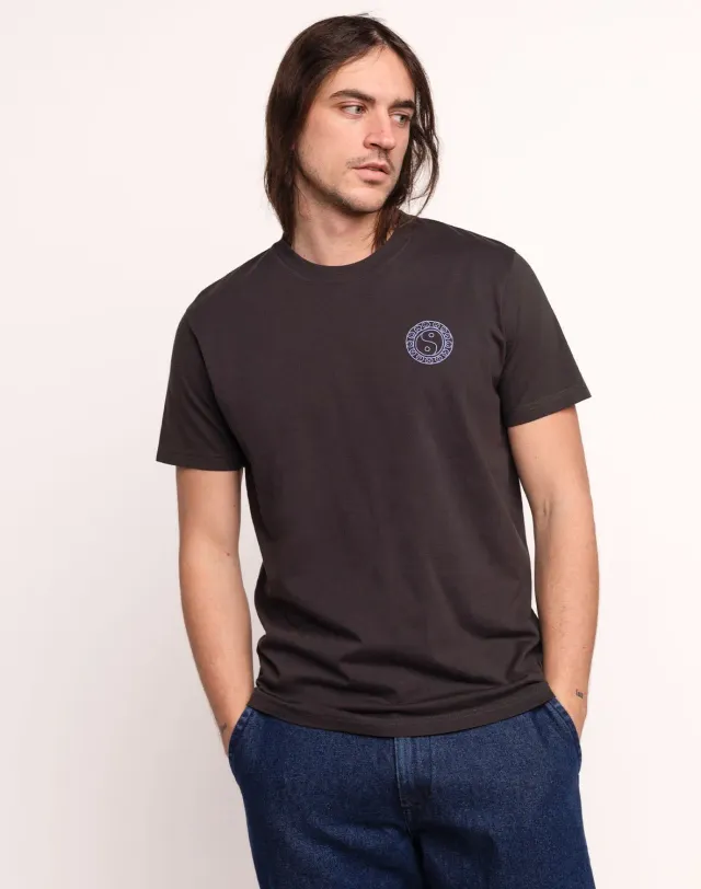 OLOW Taijitu t-shirt noir carbone coton bio