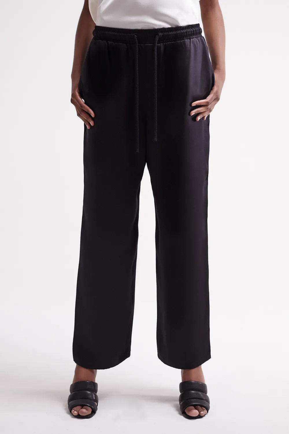 FRENCH DEAL pantalon MOVE satin de soie