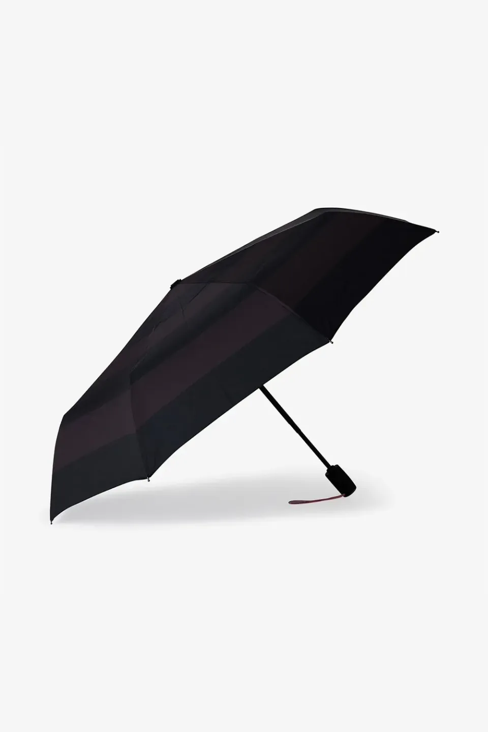 Eden Park parapluie pliant noir rayé automatique
