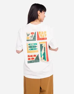 OLOW Harvest t-shirt écru coupe loose coton bio