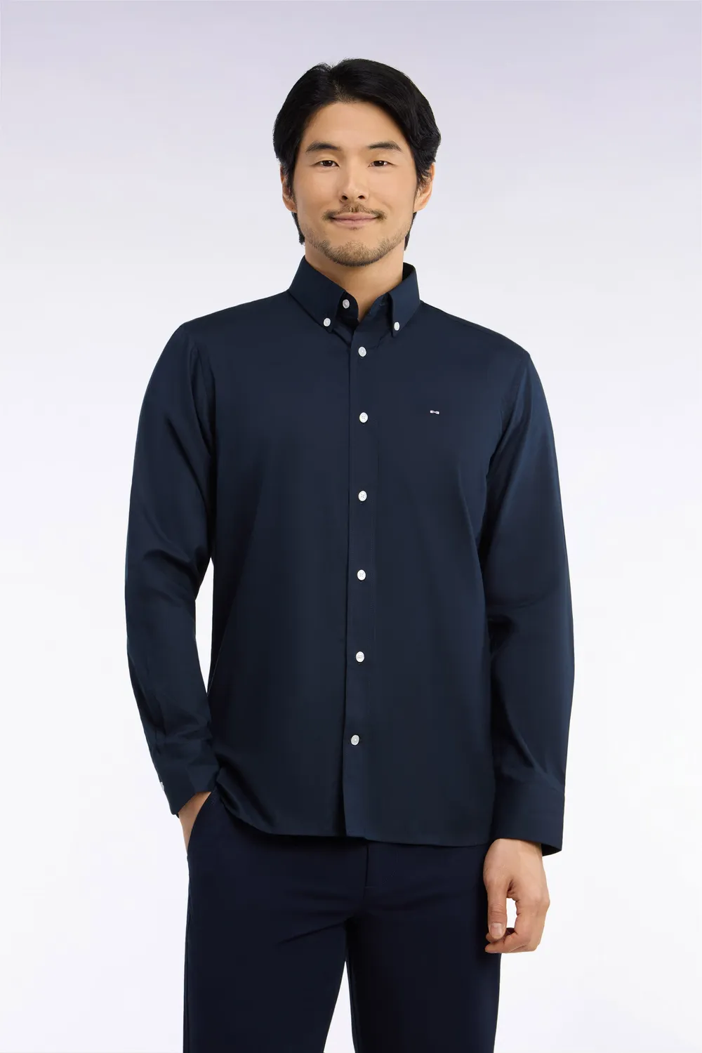 Eden Park Show Bizz chemise homme blanche oxford coton
