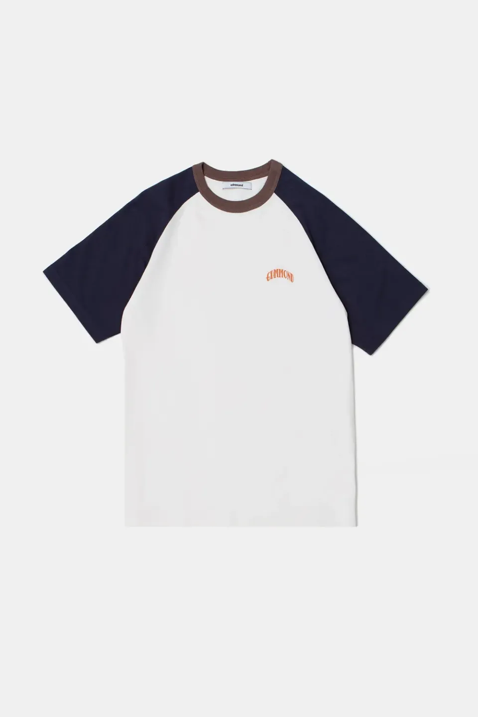 Edmmond Studios Home Run t-shirt blanc cassé brodé