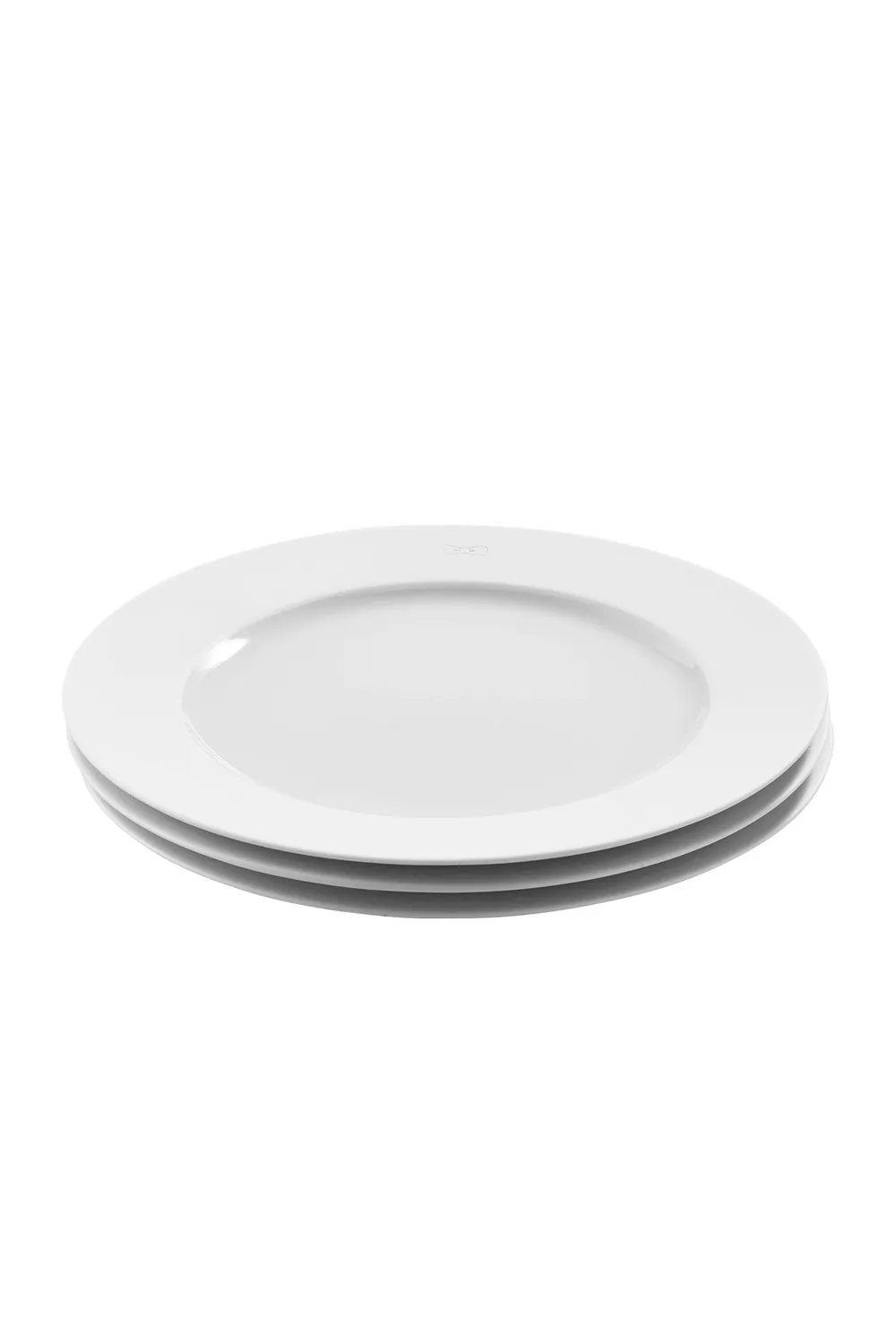 Eden Park Lot 6 assiettes porcelaine Limoges blanches 26,5 cm
