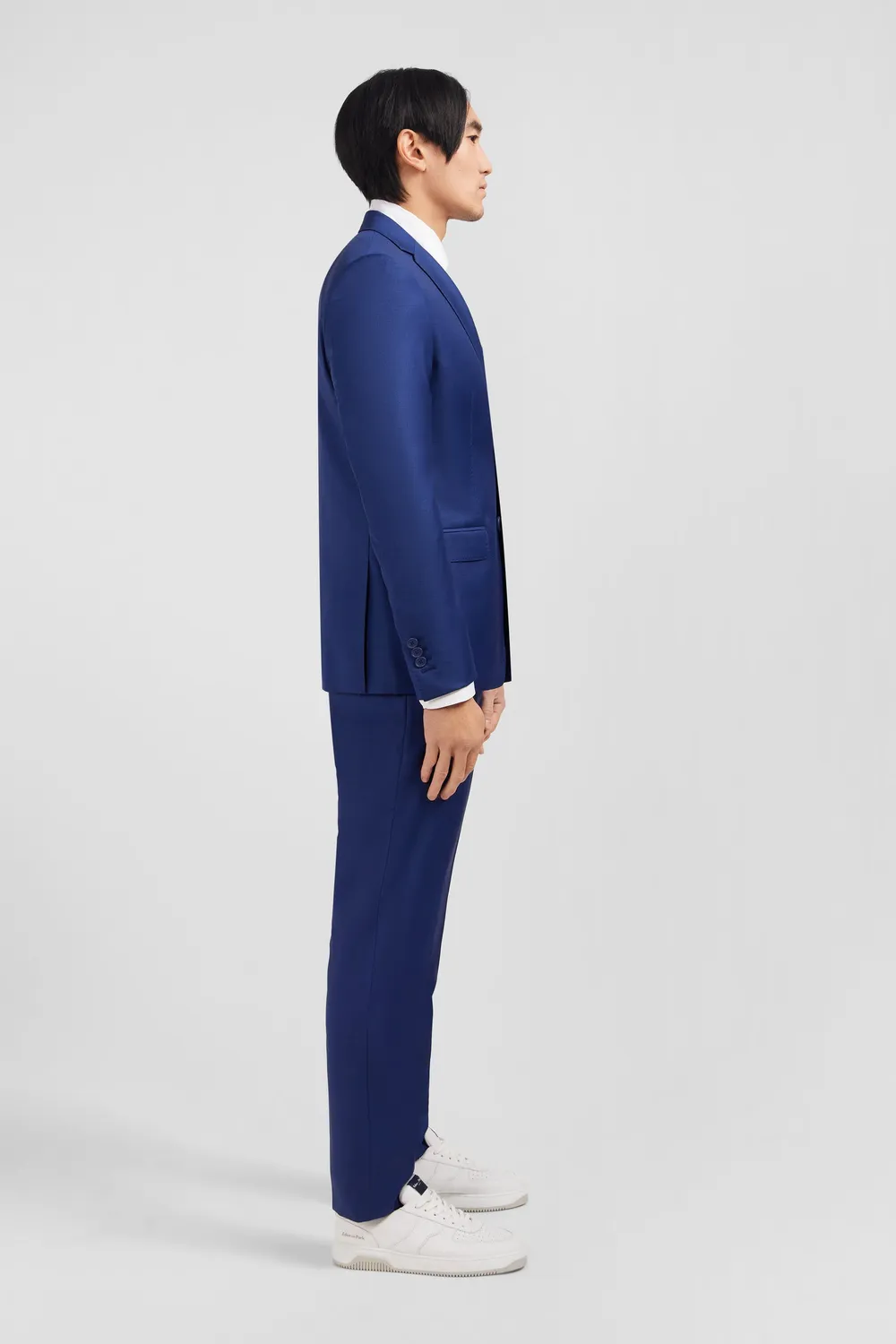 Eden Park costume slim bleu laine homme