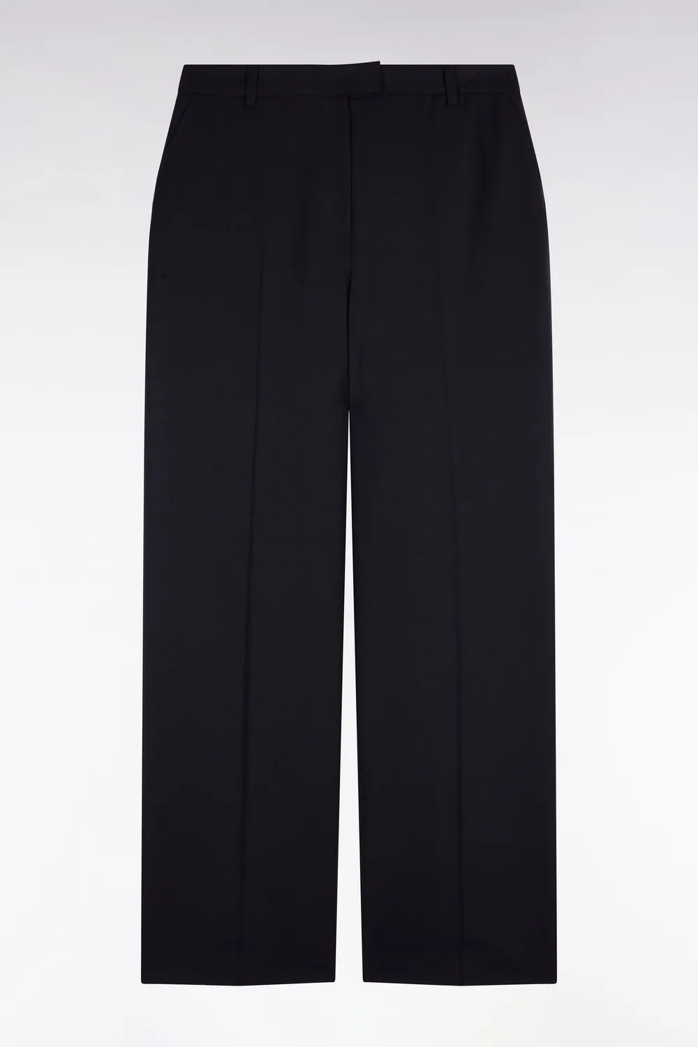 Eden Park pantalon tailleur femme maille stretch marine