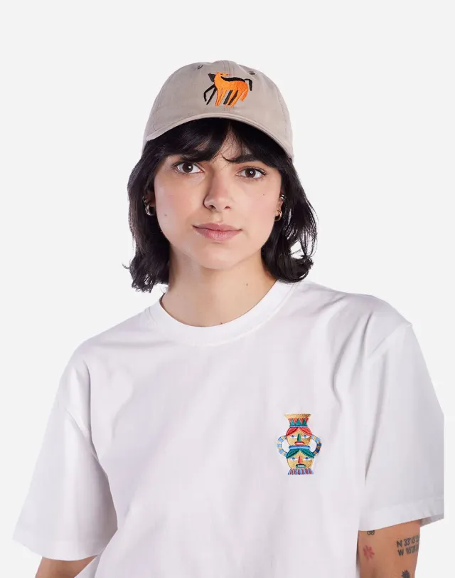 OLOW Hastar casquette six panels beige brodée