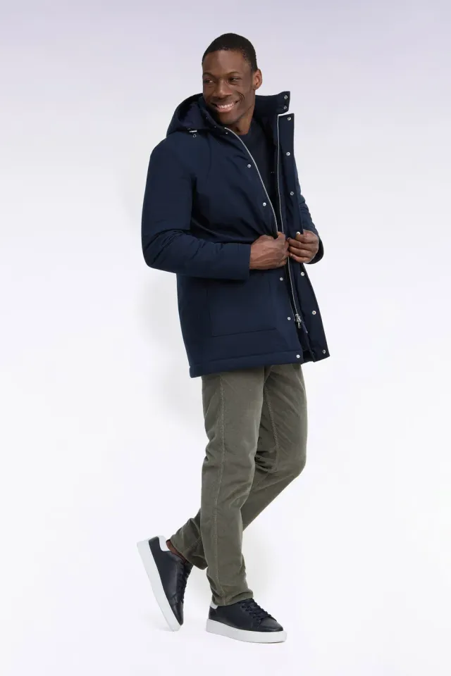 Eden Park Club Classique H26PAMPA0001 parka nylon marine