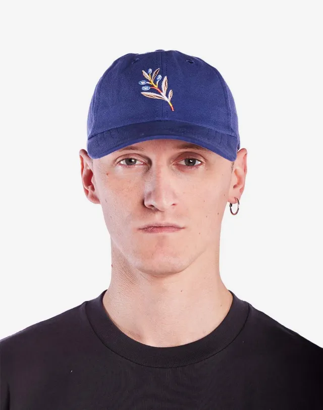 OLOW Six Panel Meknes casquette bleu outremer coton bio