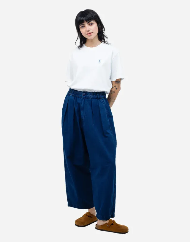 OLOW Cargeot pantalon denim bleu coupe balloon