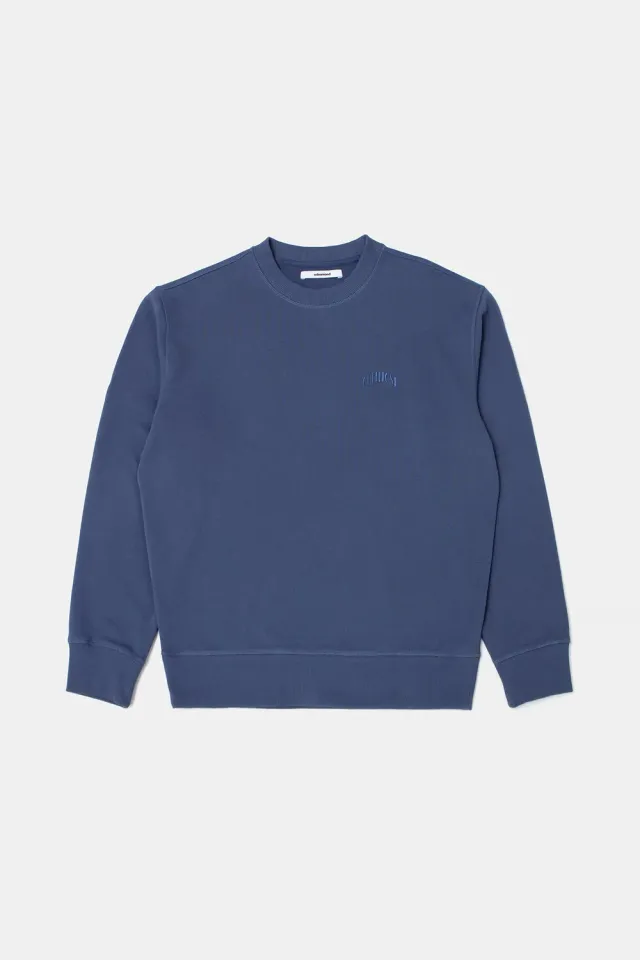 Edmmond Studios Core Logo Crewneck sweat bleu foncé 450gr
