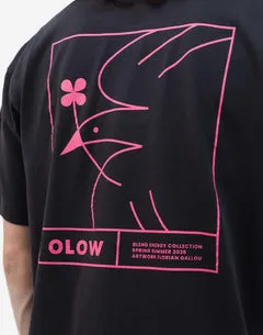 OLOW Pomba t-shirt loose coton bio noir