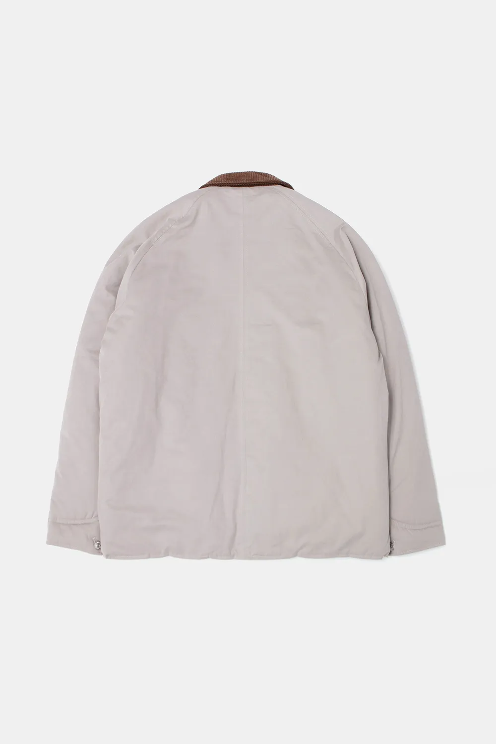 Edmmond Studios Muik veste grise coton ciré col velours