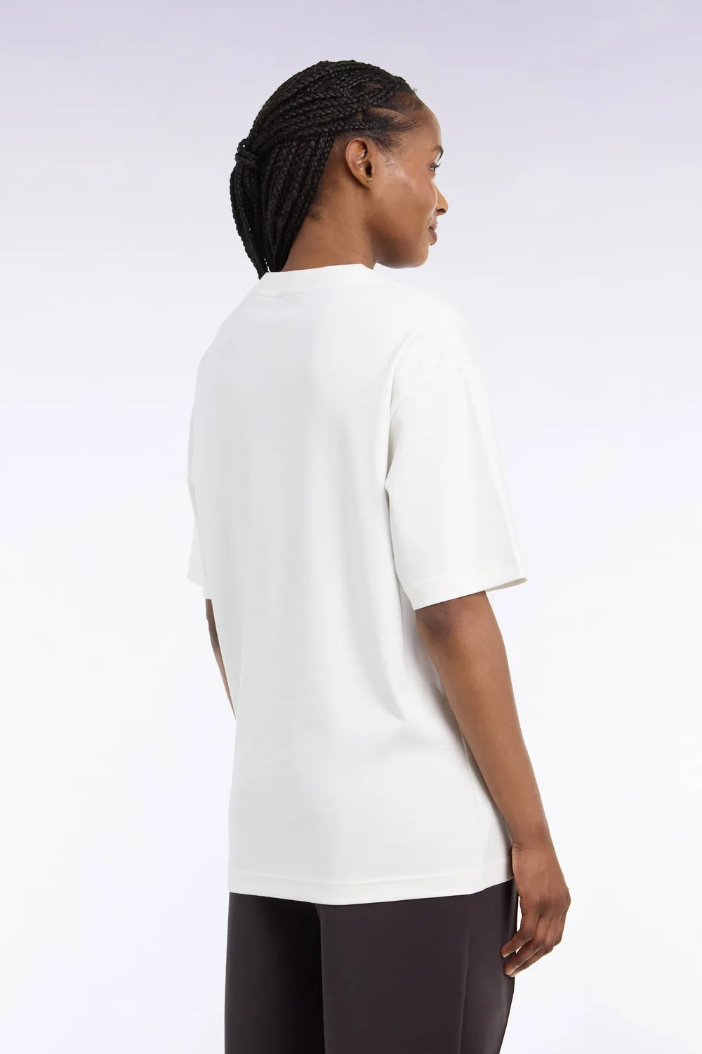 Eden Park t-shirt écru coton mercerisé coupe loose