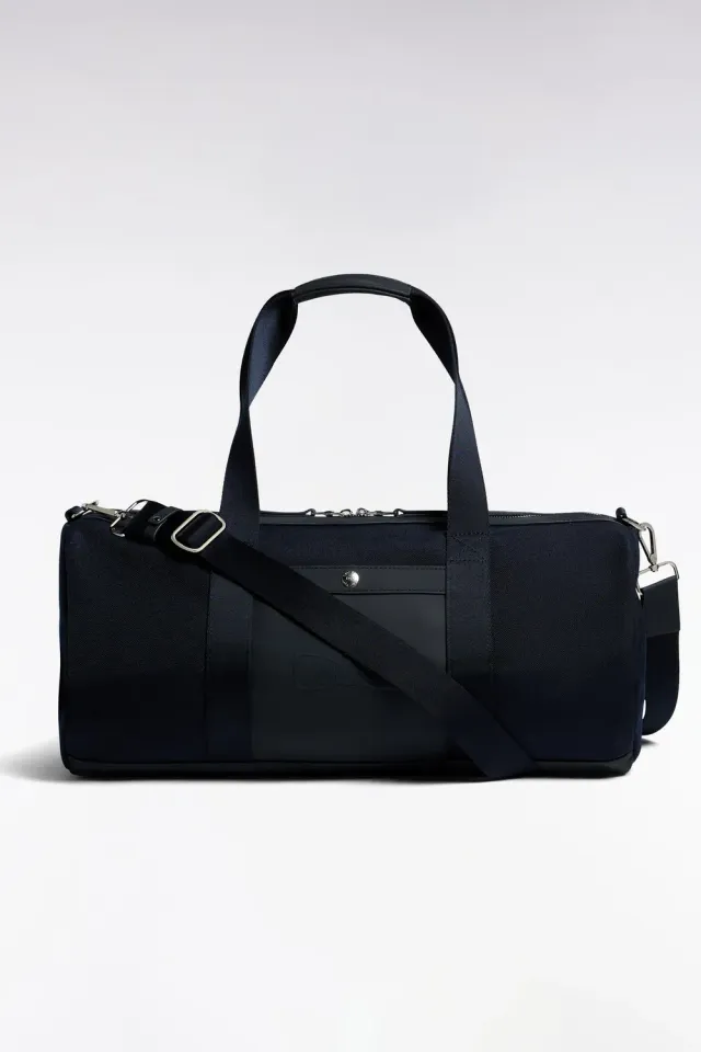 Eden Park sac polochon nylon gommé marine 50 cm