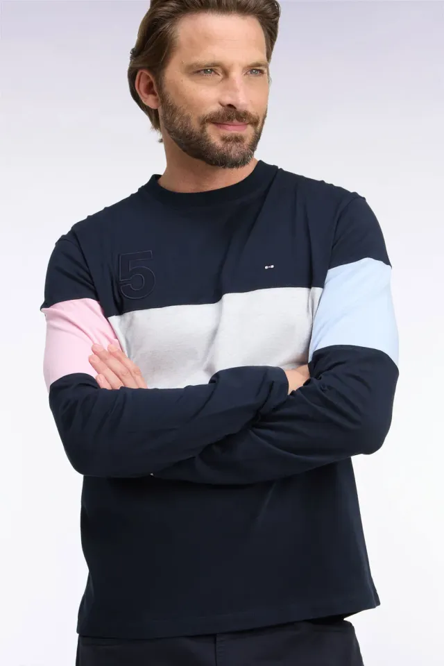 Eden Park Show Bizz t-shirt manches longues marine
