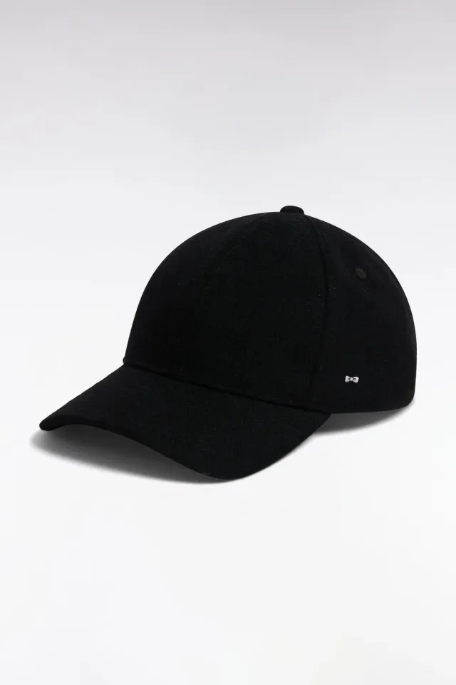 Eden Park casquette hiver noire drap laine taille unique