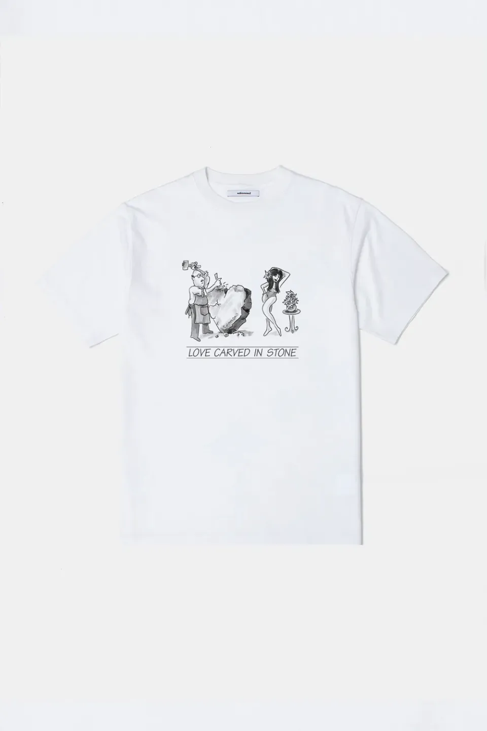 Edmmond Studios Arts Lab t-shirt homme blanc imprimé