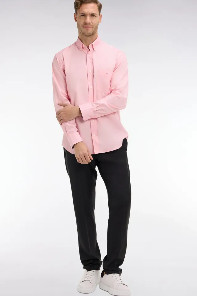 Eden Park pantalon slim homme laine gris foncé plis cassés
