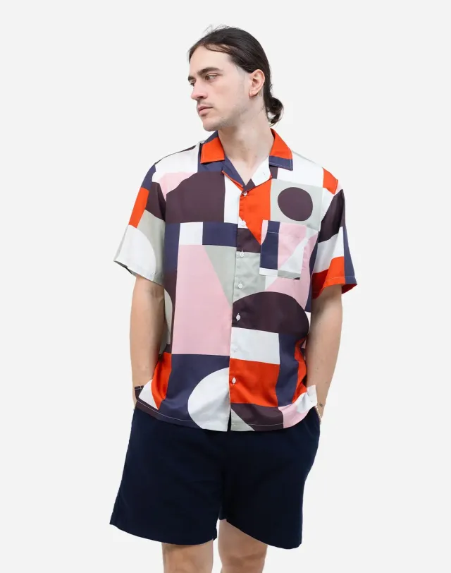 OLOW Aloha Cubism chemisette homme tencel