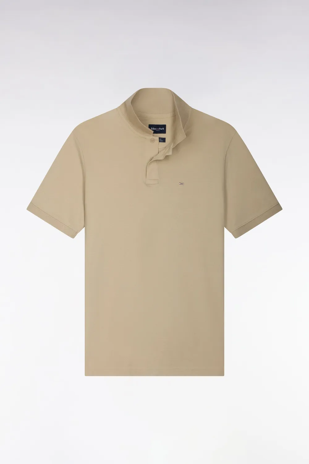 Eden Park polo manches courtes beige pima