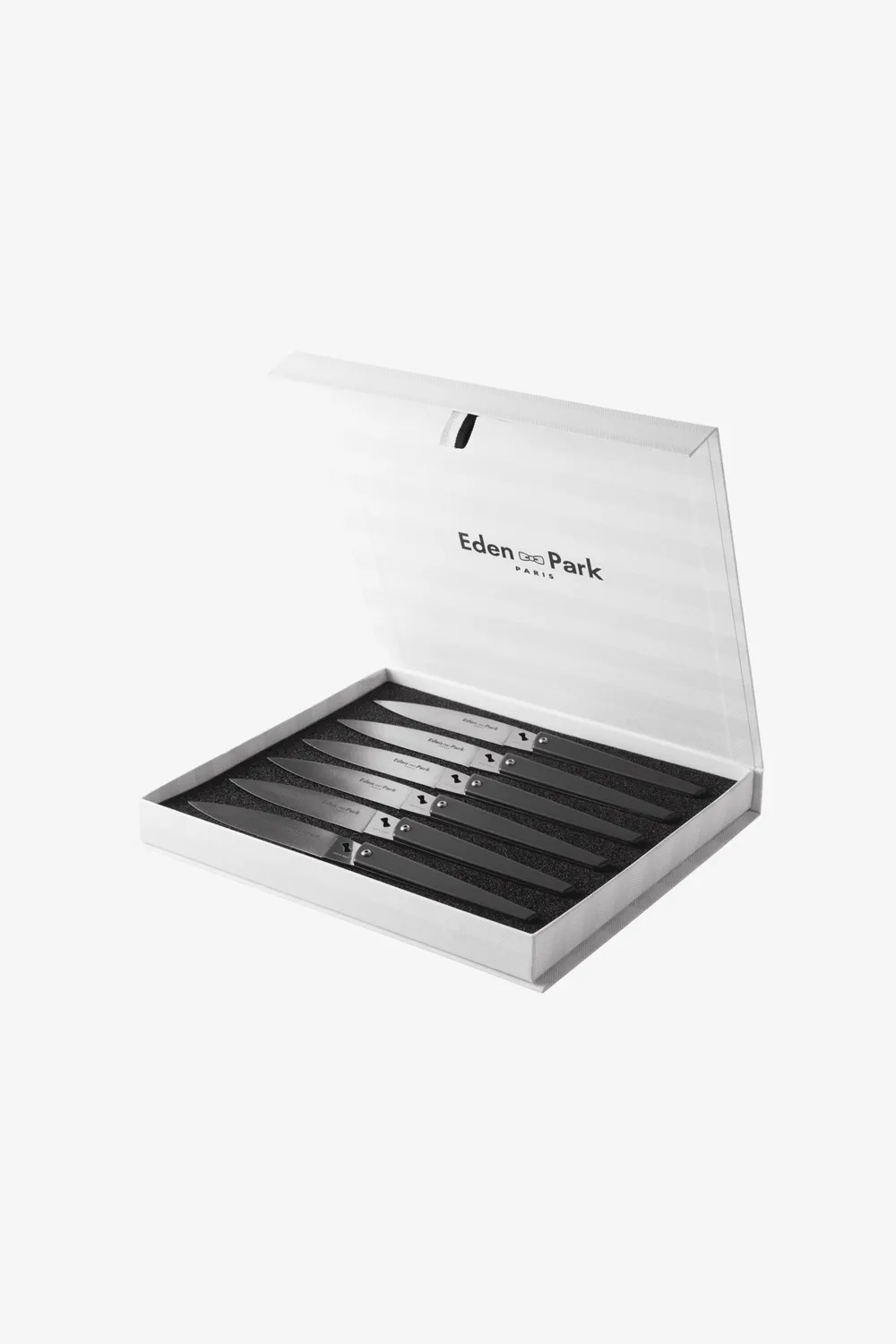 Eden Park lot 6 couteaux viande inox France