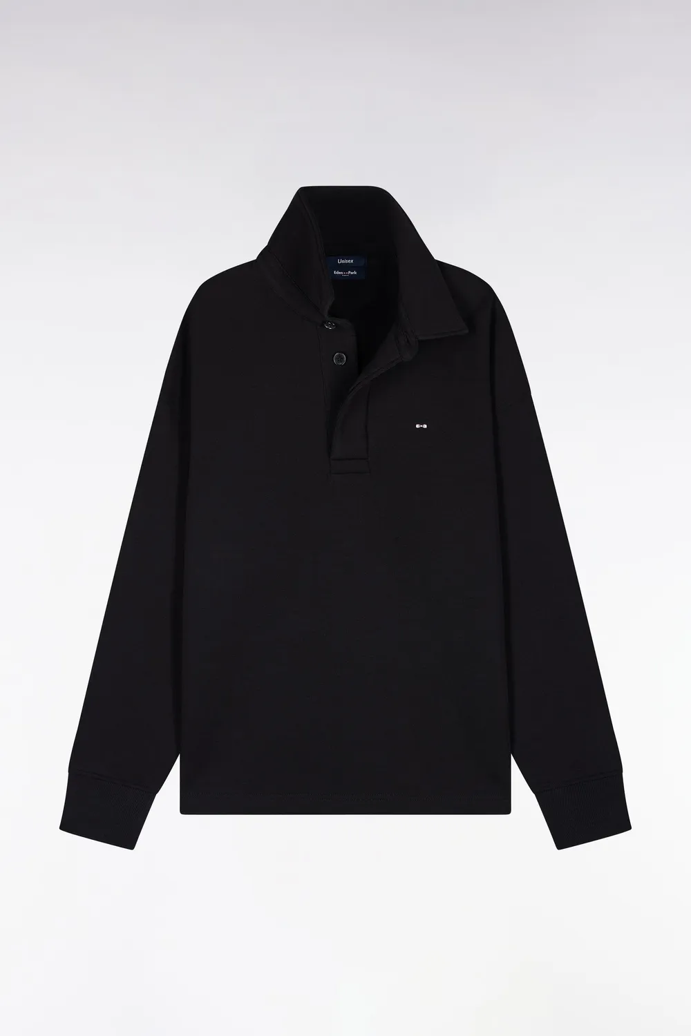 Eden Park H26MAISW0009 sweatshirt coton noir col maillot
