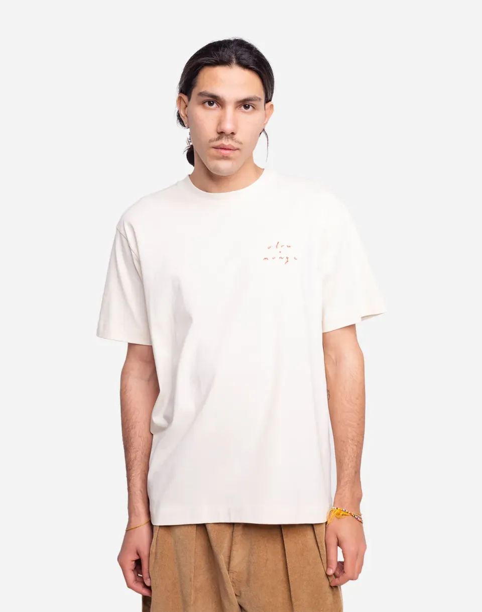 OLOW Hiden t-shirt oversize ivoire coton