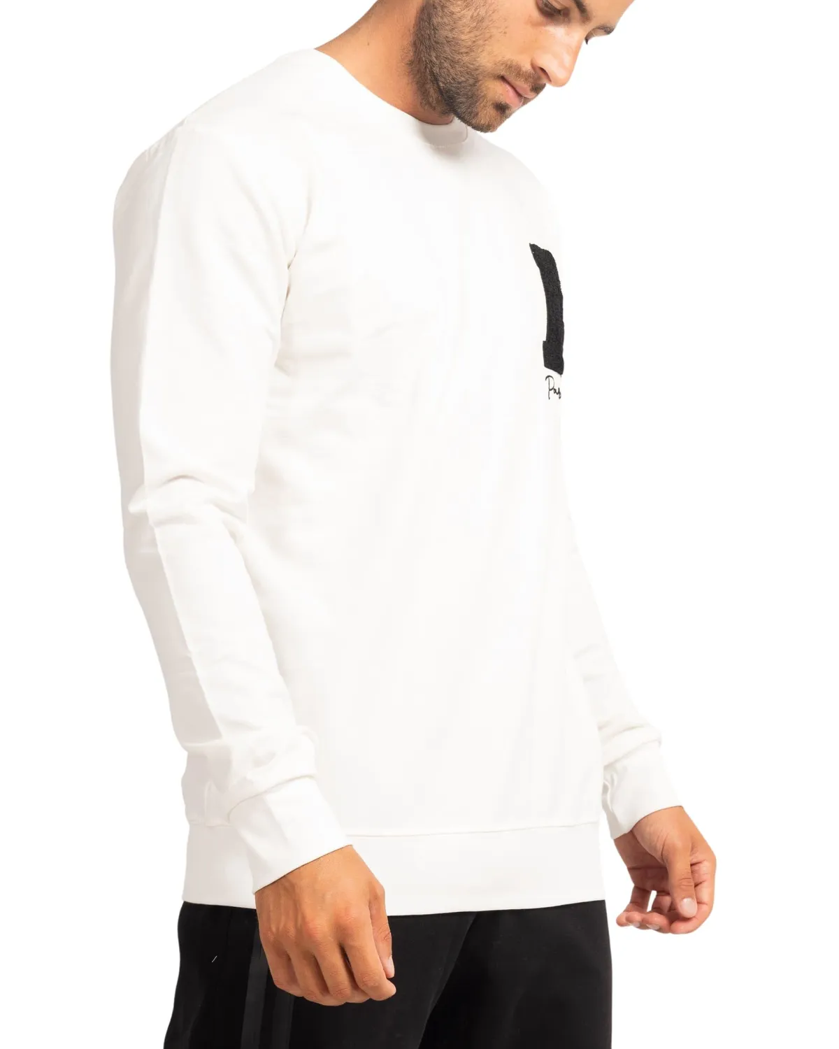 Subliminal Mode BX728 sweat homme col rond taille L uni